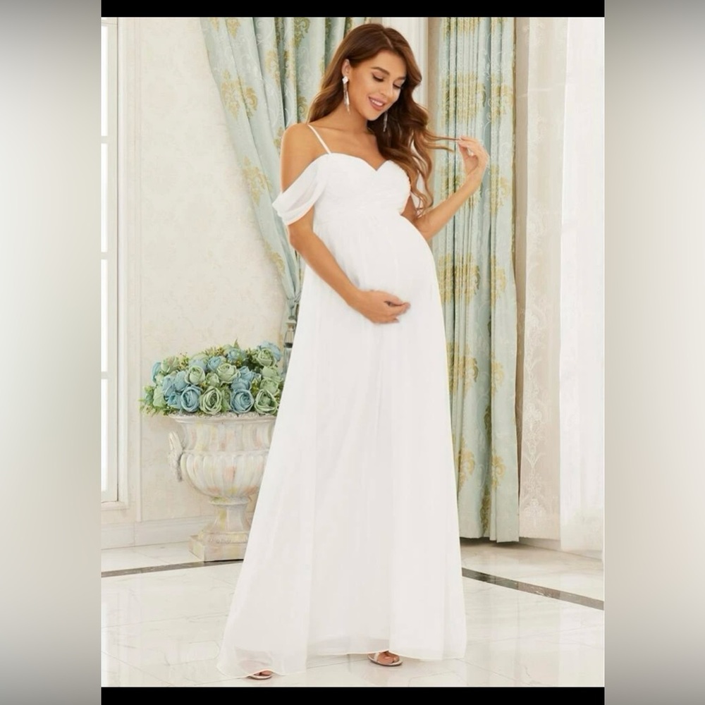 COPY - New All White Maternity Dress, Size XXL